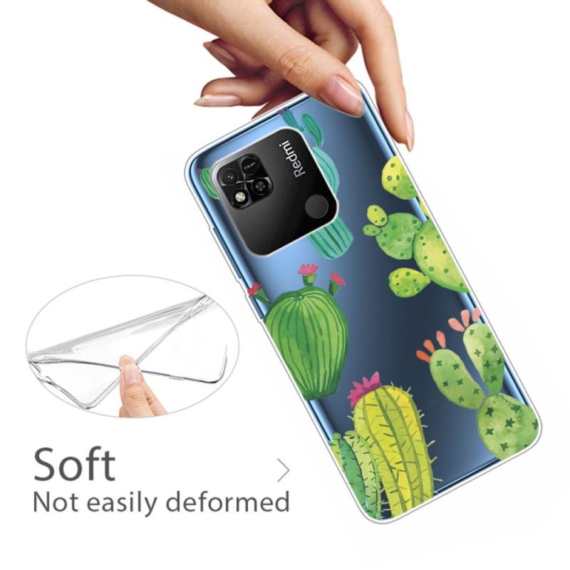 Coque Xiaomi Redmi 10A Transparente Cactus