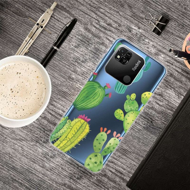 Coque Xiaomi Redmi 10A Transparente Cactus