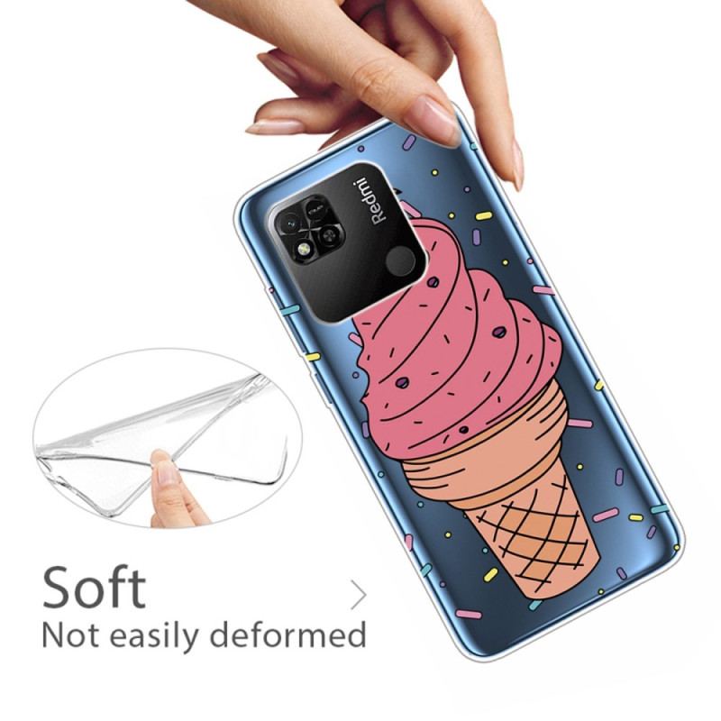 Coque Xiaomi Redmi 10A Transparente Crème Glacée