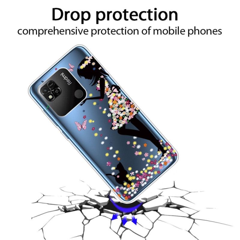 Coque Xiaomi Redmi 10A Transparente Jeune Fille