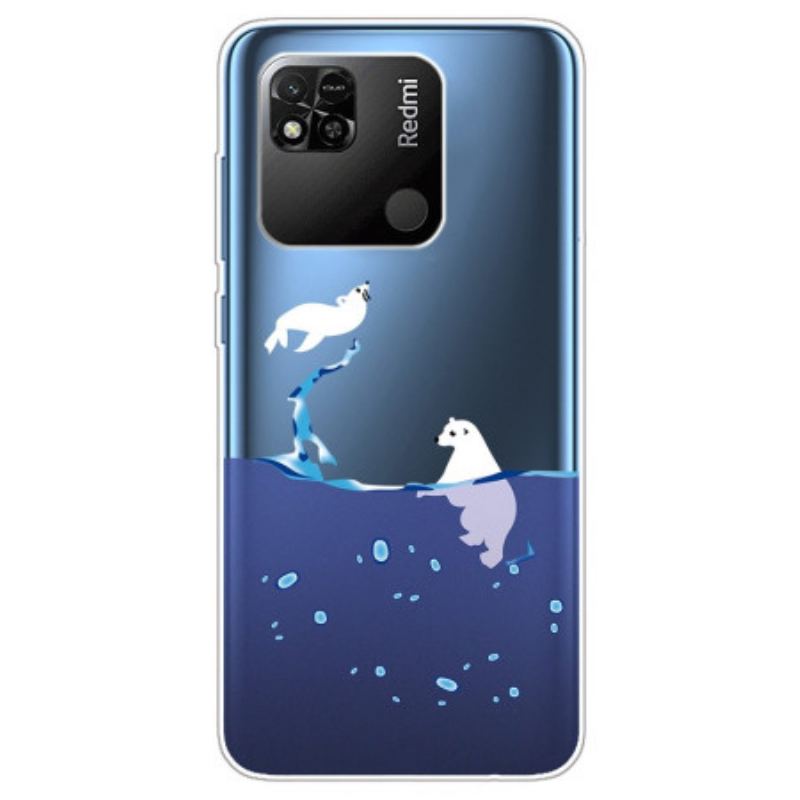 Coque Xiaomi Redmi 10A Transparente Jeux de Mer