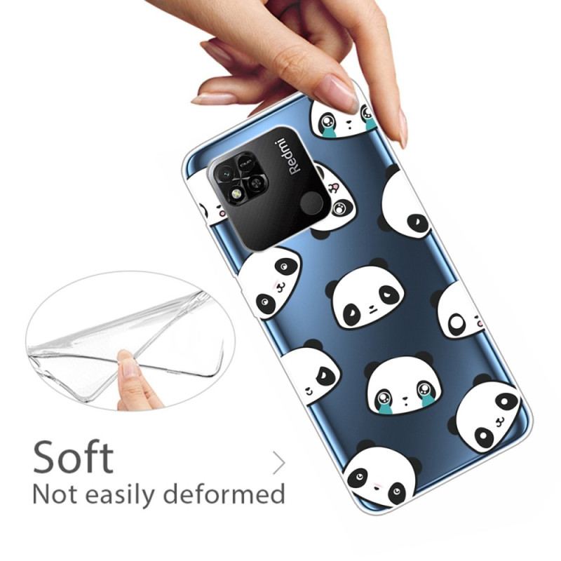 Coque Xiaomi Redmi 10A Transparente Jolis Pandas