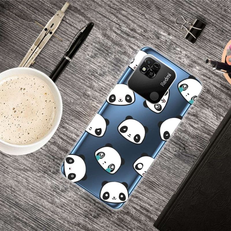 Coque Xiaomi Redmi 10A Transparente Jolis Pandas