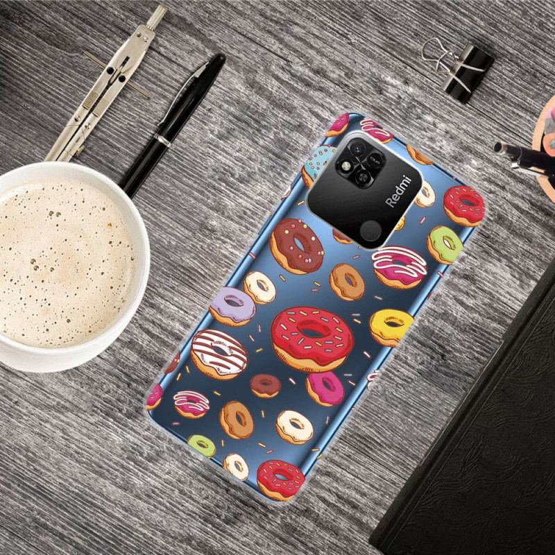 Coque Xiaomi Redmi 10A Transparente Multiples Donuts