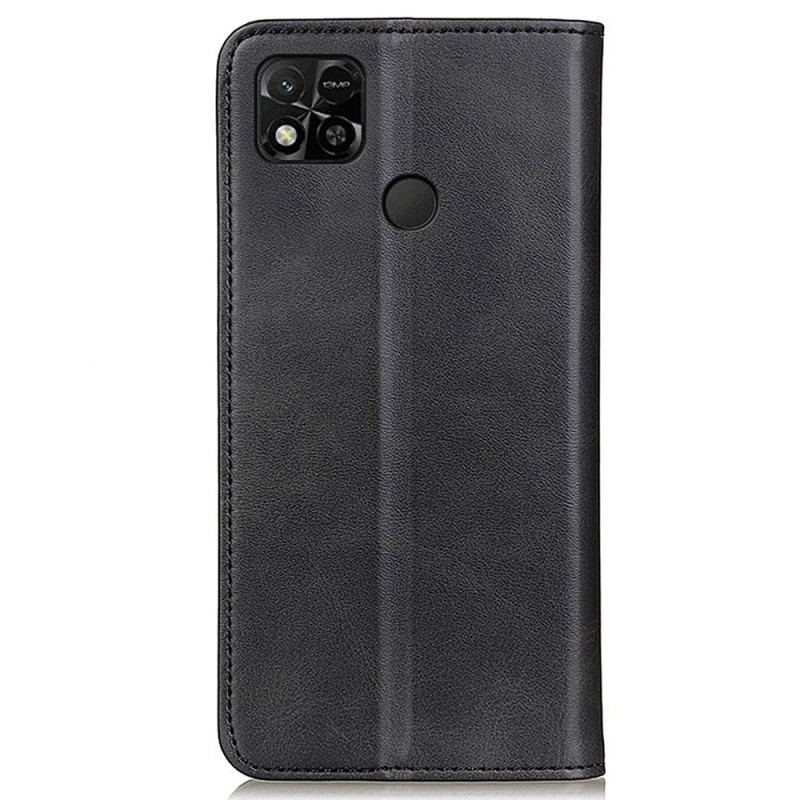 Flip Cover Xiaomi Redmi 10A Cuir Fendu Élégance