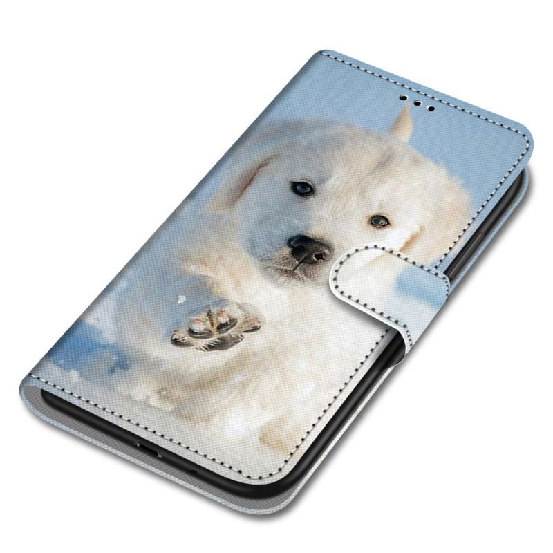 Housse Xiaomi Redmi 10A Chiot des Neiges à Lanière