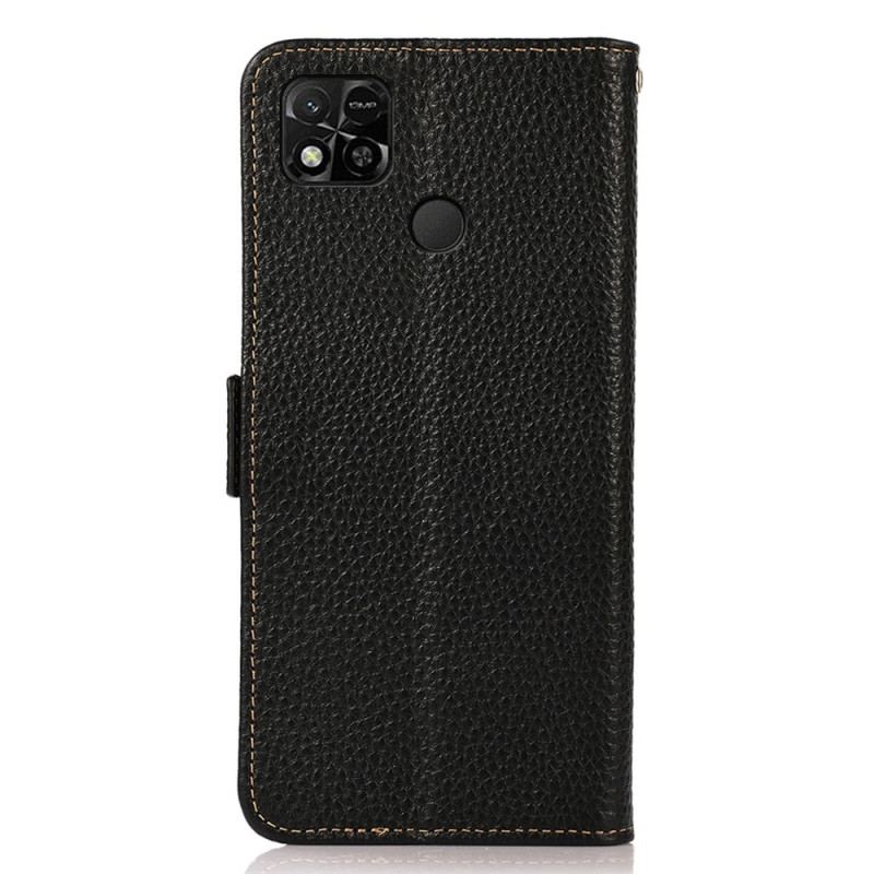 Housse Xiaomi Redmi 10A Cuir Litchi KHAZNEH RFID