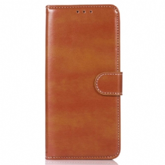 Housse Xiaomi Redmi 10A Effet Cuir Couture