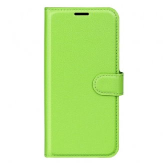 Housse Xiaomi Redmi 10A Effet Cuir Litchi Classique