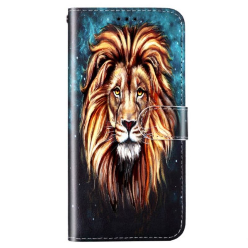 Housse xiaomi Redmi 10A Lion à Lanière