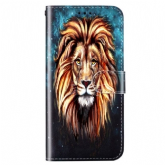 Housse xiaomi Redmi 10A Lion à Lanière