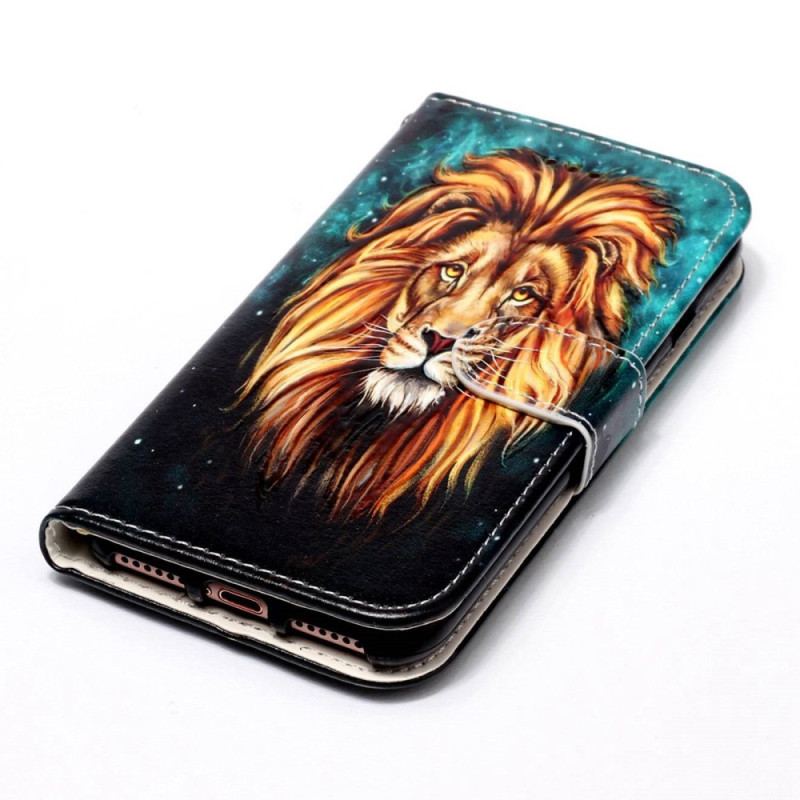 Housse xiaomi Redmi 10A Lion à Lanière