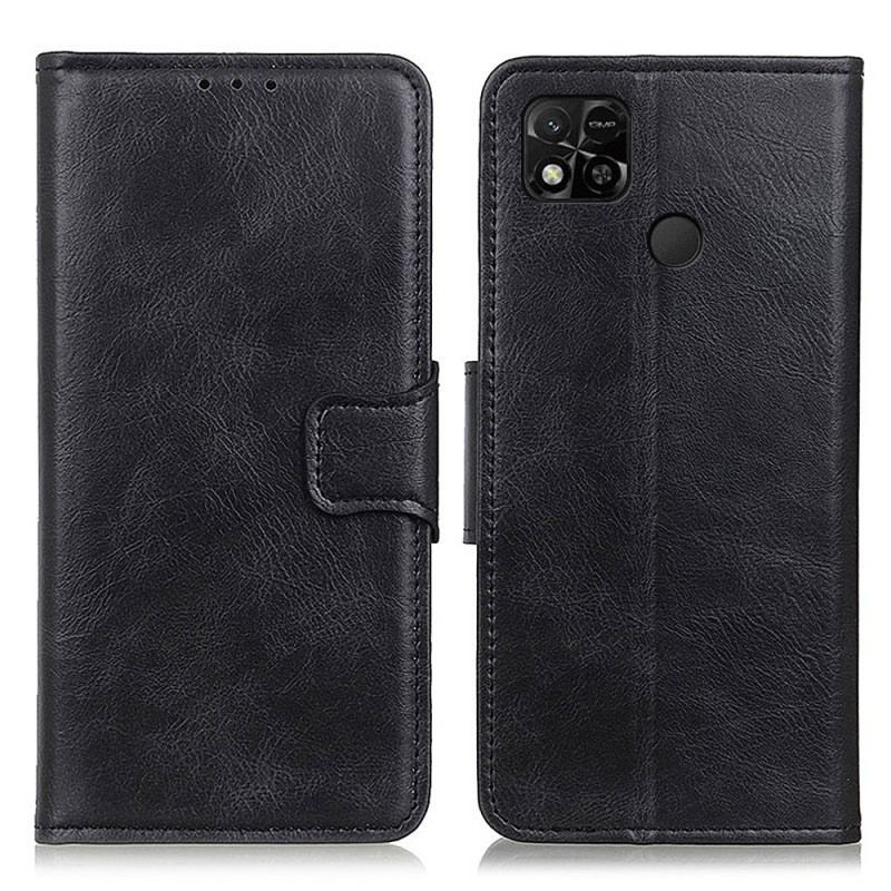 Housse Xiaomi Redmi 10A Style Cuir Fermoir Réversible