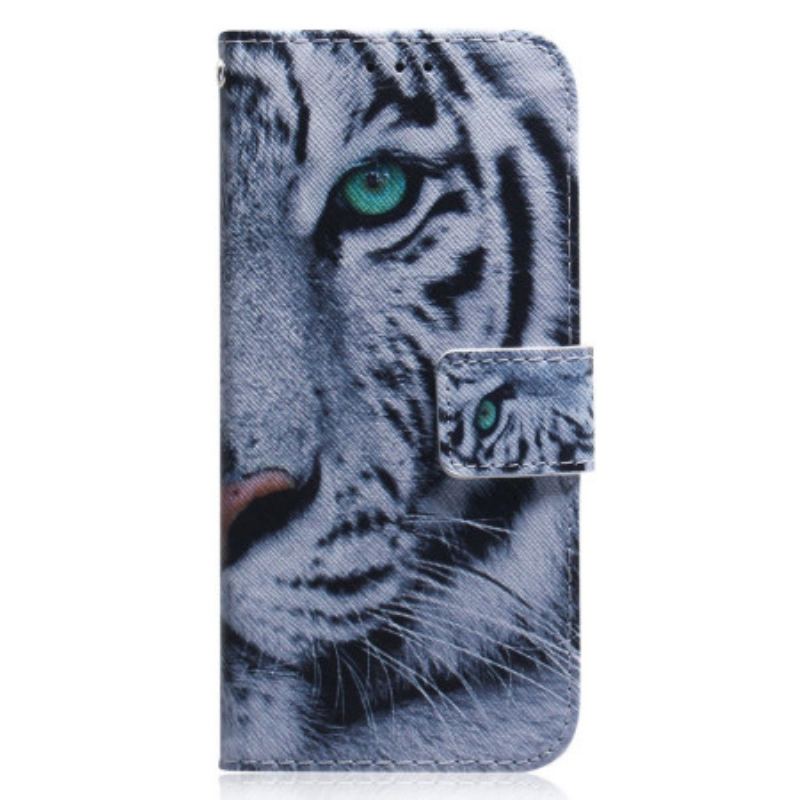 Housse Xiaomi Redmi 10A Tigre Blanc