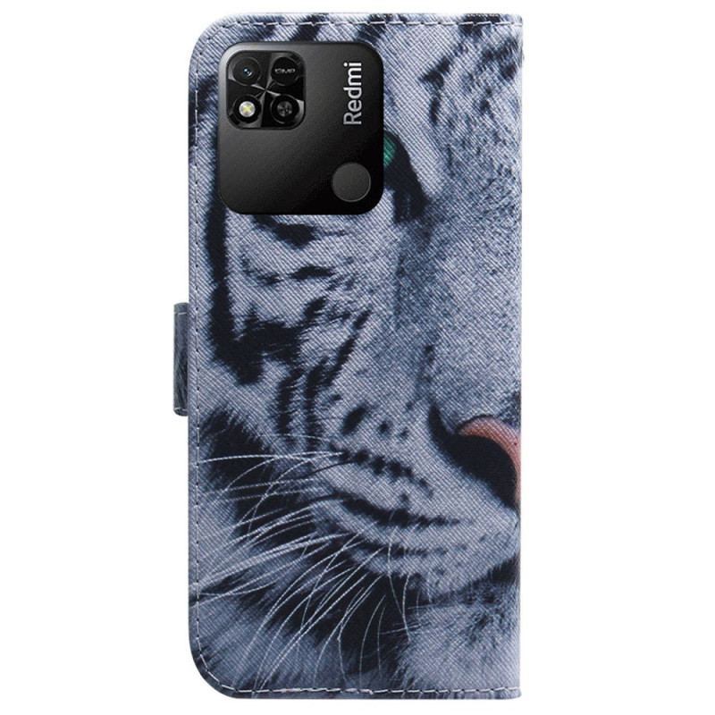 Housse Xiaomi Redmi 10A Tigre Blanc