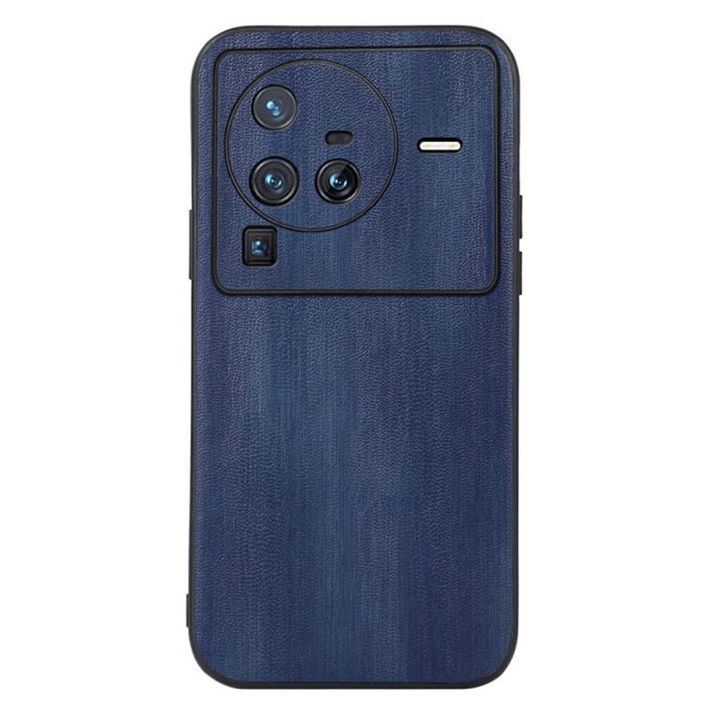 Coque Vivo X80 Pro Effet Cuir