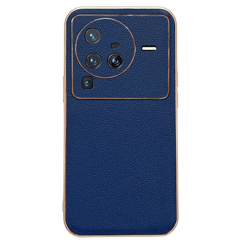 Coque Vivo X80 Pro Véritable Cuir Color