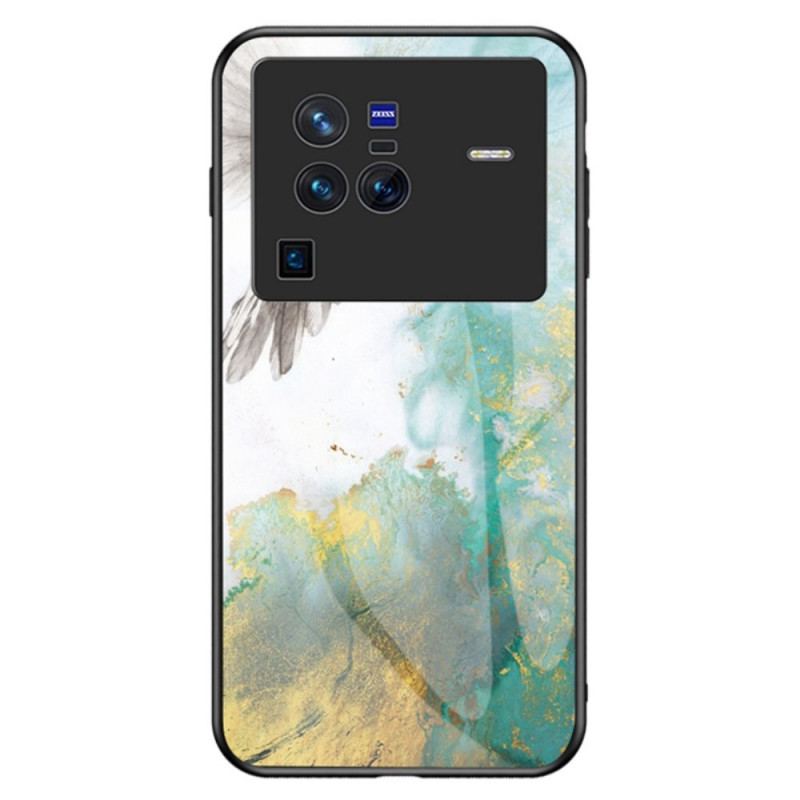 Coque Vivo X80 Pro Verre Trempé Marbre