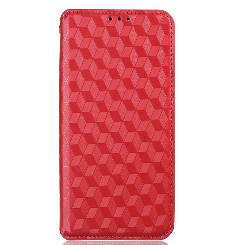 Flip Cover Vivo X80 Pro Cubes 3D