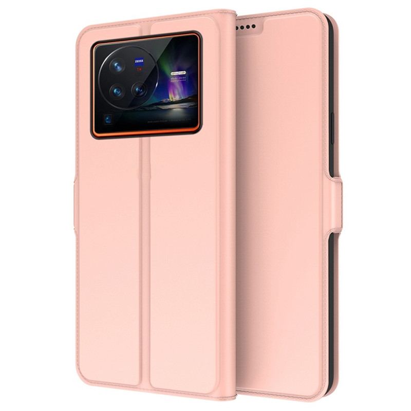 Housse Vivo X80 Pro Fermoir Magnétique