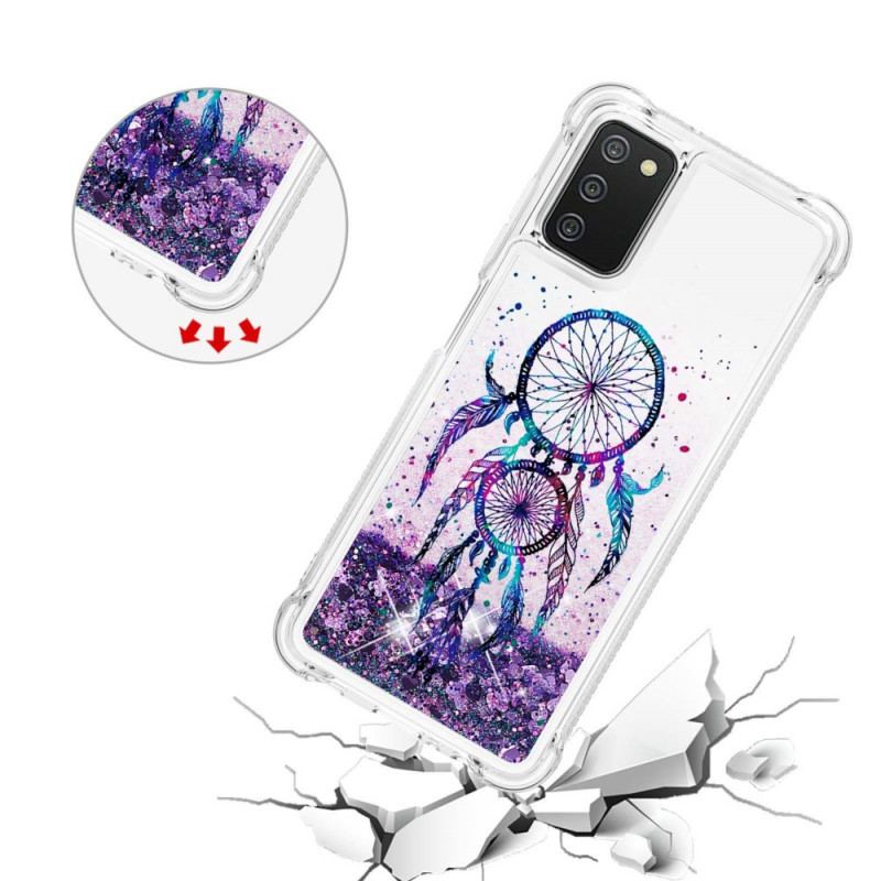 Coque Samsung Galaxy A03s Attrape Rêves Paillettes