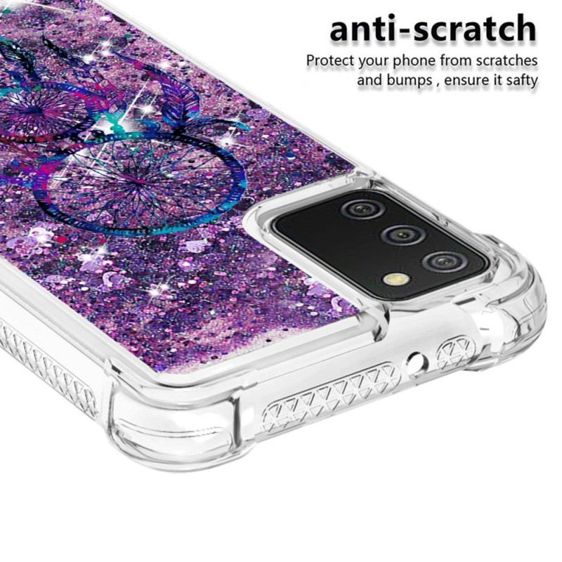 Coque Samsung Galaxy A03s Attrape Rêves Paillettes