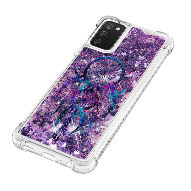 Coque Samsung Galaxy A03s Attrape Rêves Paillettes