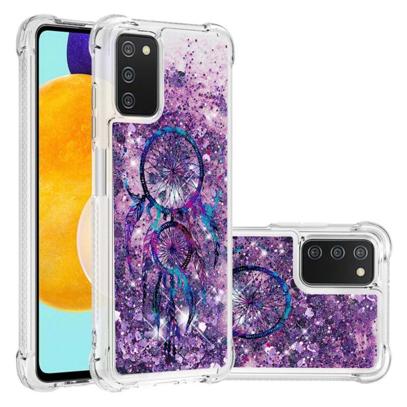 Coque Samsung Galaxy A03s Attrape Rêves Paillettes