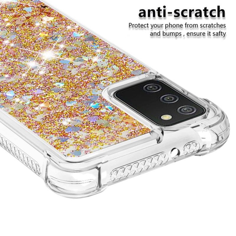 Coque Samsung Galaxy A03s Désires Paillettes