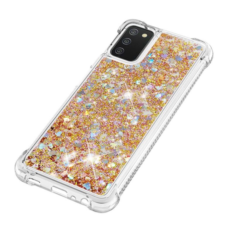 Coque Samsung Galaxy A03s Désires Paillettes