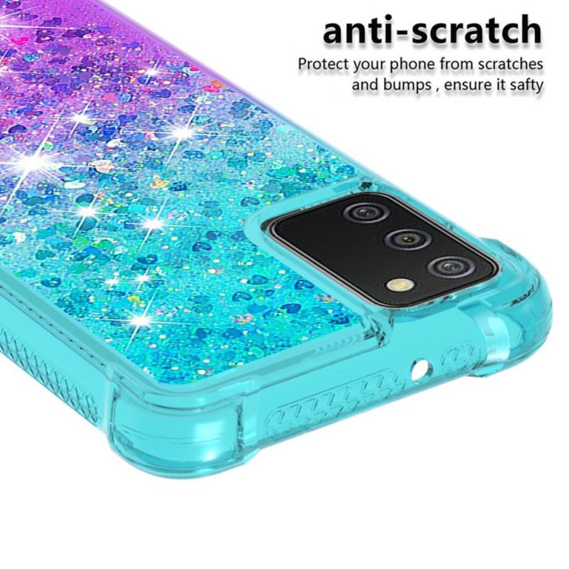 Coque Samsung Galaxy A03s Paillettes Colors