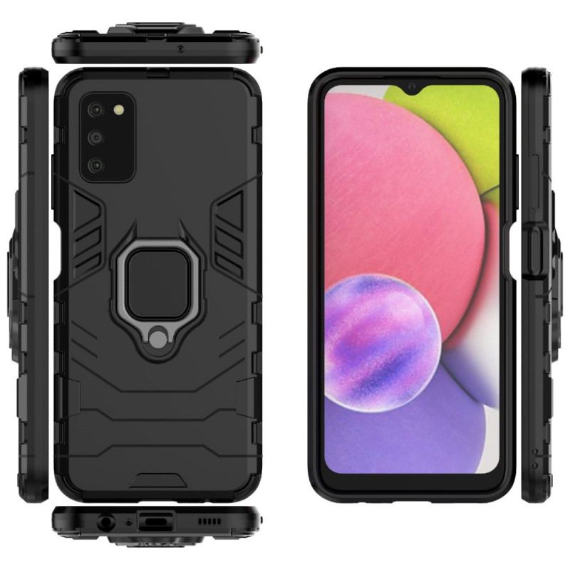 Coque Samsung Galaxy A03s Ring Résistante