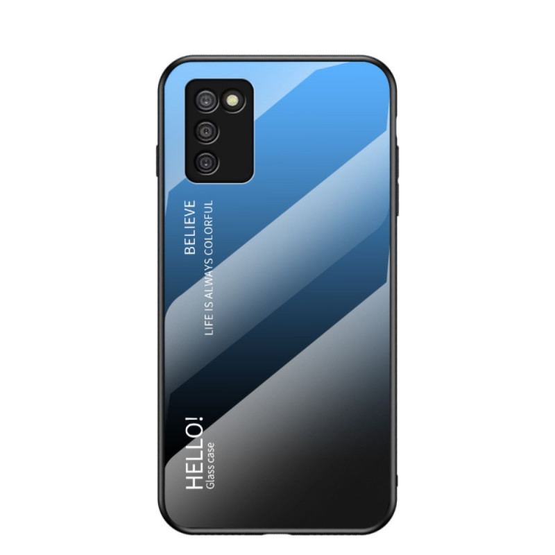 Coque Samsung Galaxy A03s Verre Trempé Hello