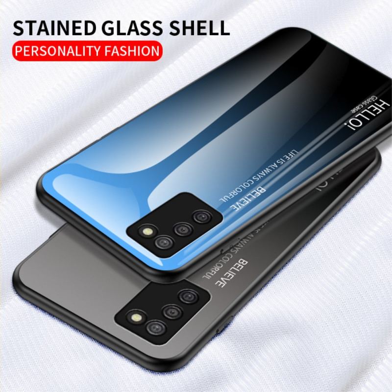 Coque Samsung Galaxy A03s Verre Trempé Hello