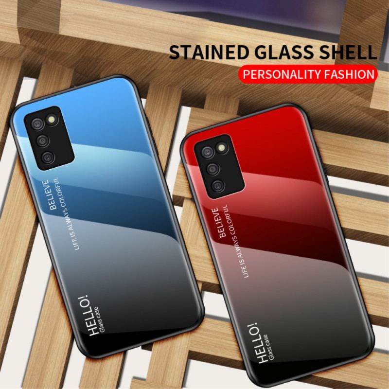 Coque Samsung Galaxy A03s Verre Trempé Hello