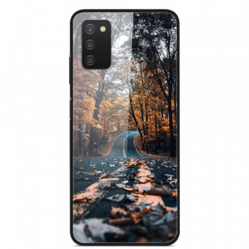 Coque Samsung Galaxy A03s Verre Trempé Route du Bonheur