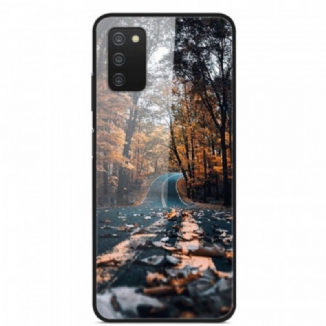 Coque Samsung Galaxy A03s Verre Trempé Route du Bonheur