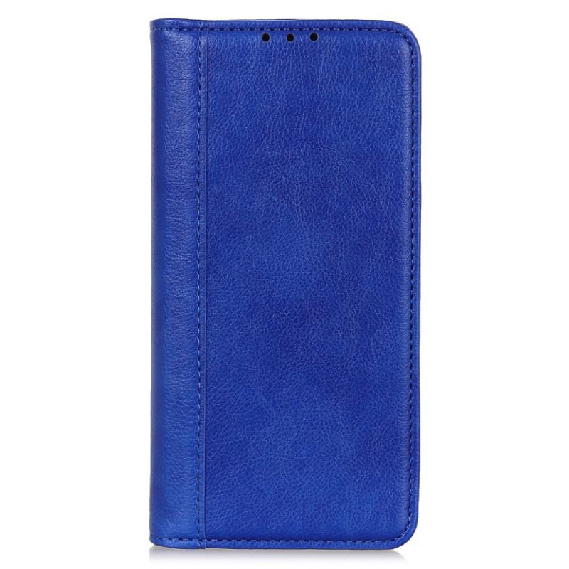 Flip Cover Samsung Galaxy A03s Cuir Fendu Litchi Business