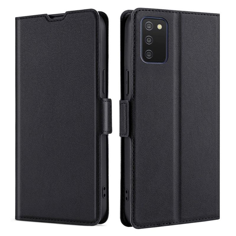 Flip Cover Samsung Galaxy A03s Style Cuir Vintage