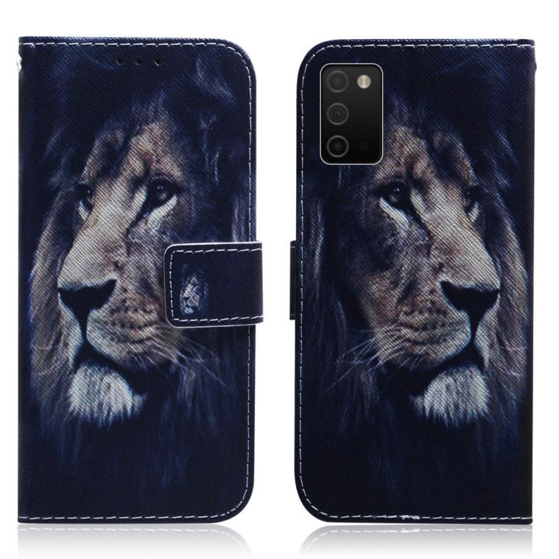 Housse Samsung Galaxy A03s Dreaming Lion