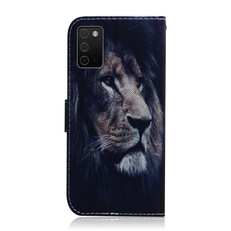 Housse Samsung Galaxy A03s Dreaming Lion