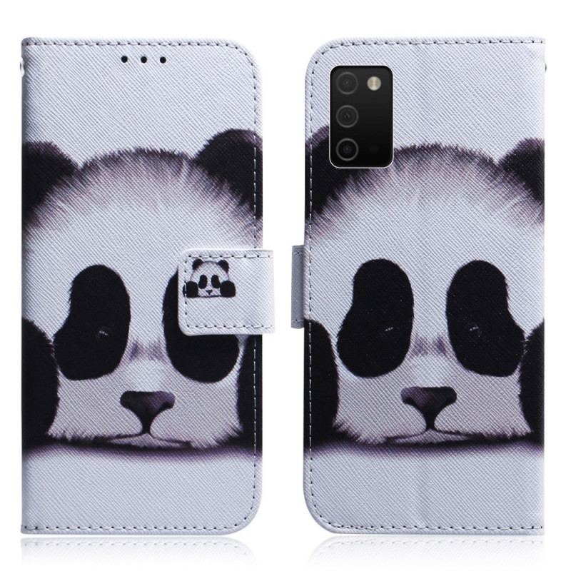 Housse Samsung Galaxy A03s Face de Panda