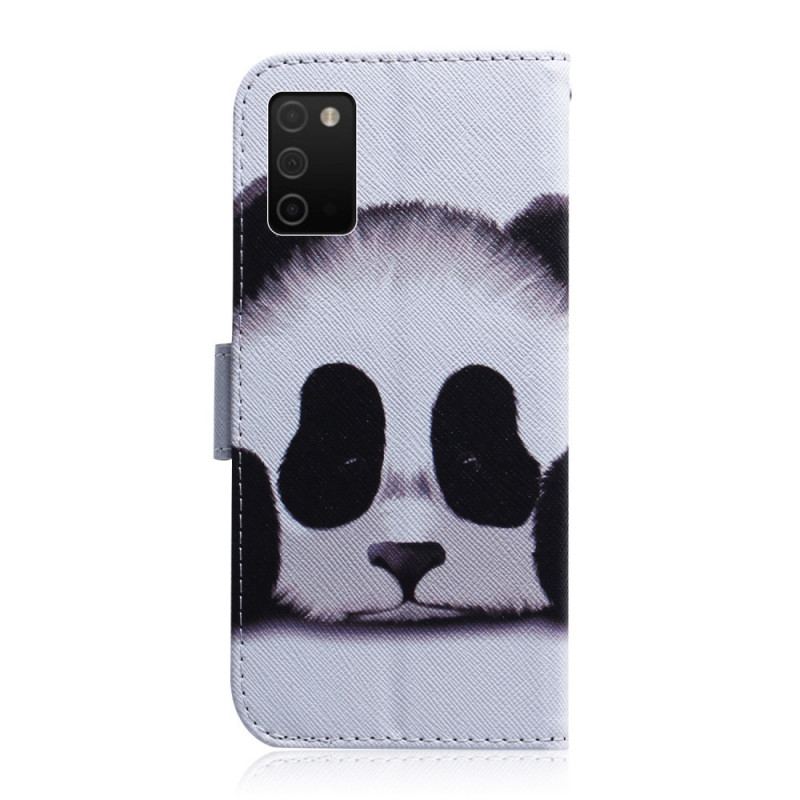 Housse Samsung Galaxy A03s Face de Panda