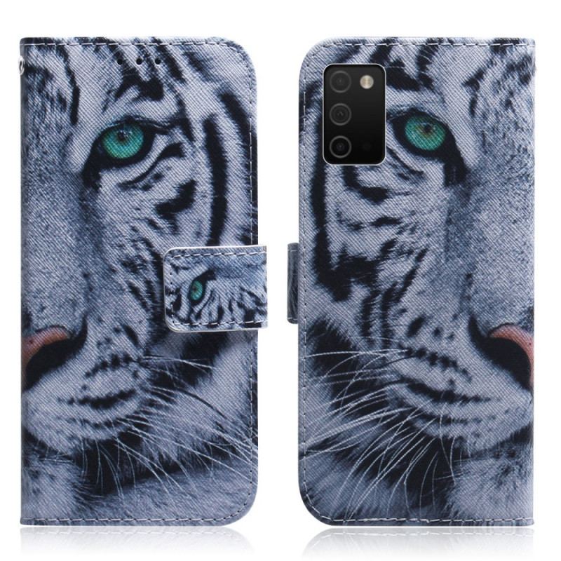 Housse Samsung Galaxy A03s Face de Tigre