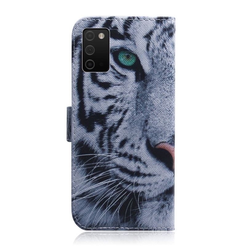 Housse Samsung Galaxy A03s Face de Tigre