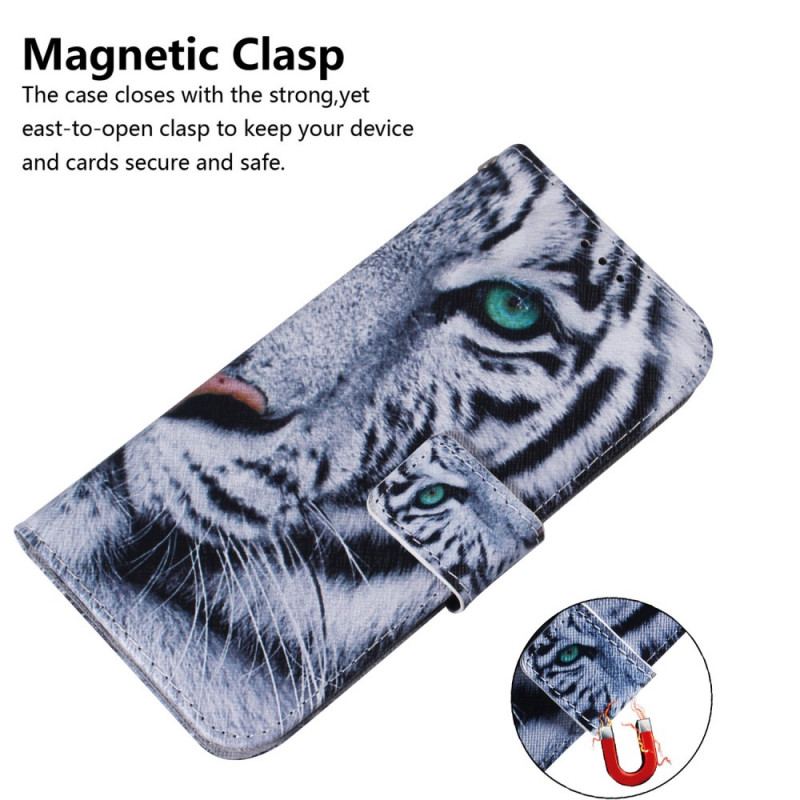 Housse Samsung Galaxy A03s Face de Tigre