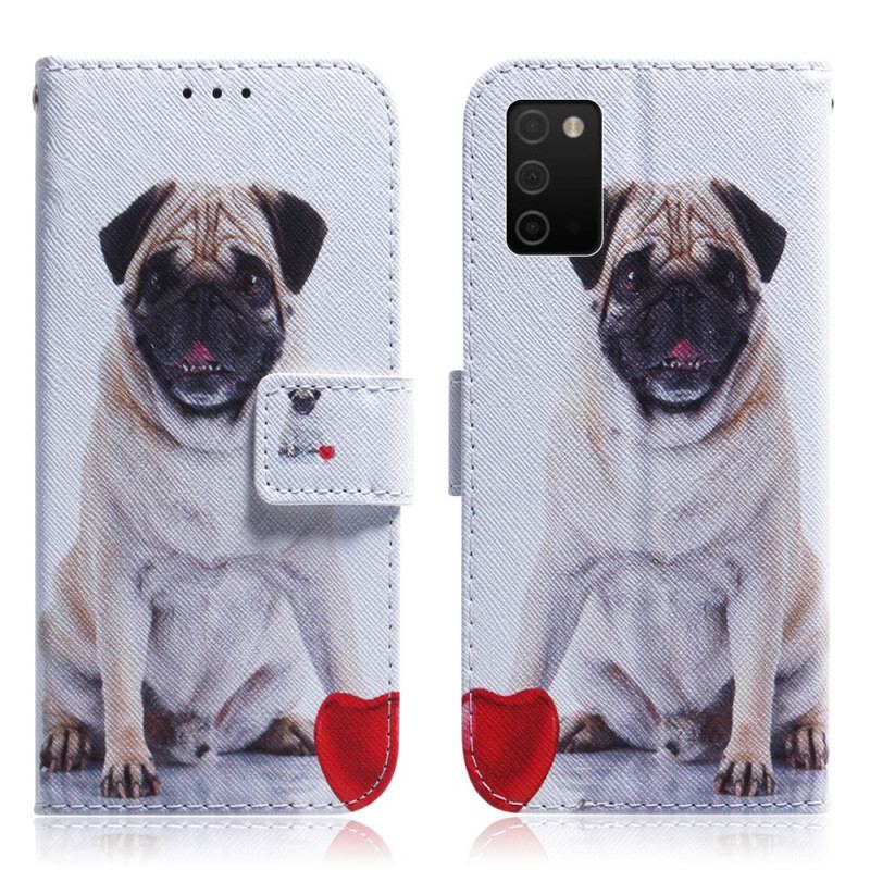 Housse Samsung Galaxy A03s Pug Dog