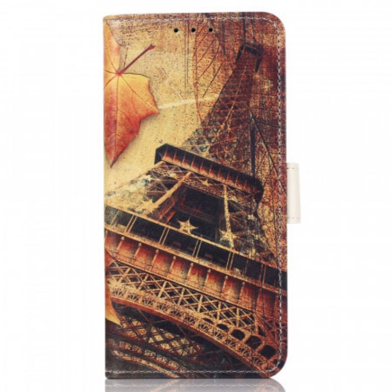 Housse Samsung Galaxy A03s Tour Eiffel En Automne