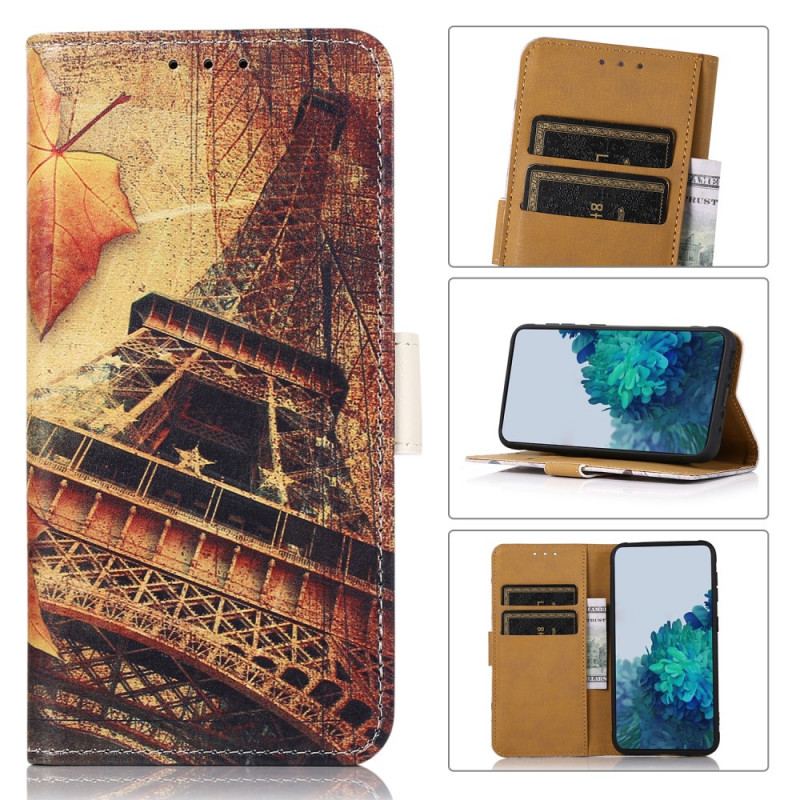 Housse Samsung Galaxy A03s Tour Eiffel En Automne