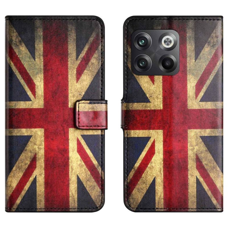 Housse OnePlus 10T 5G Drapeau Anglais Vintage